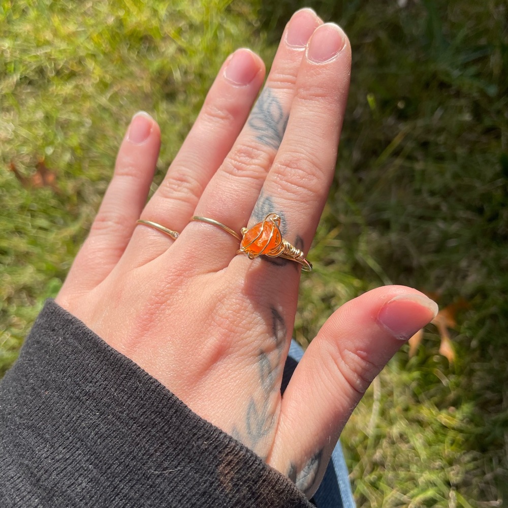 Fire Opal Ring - image 2